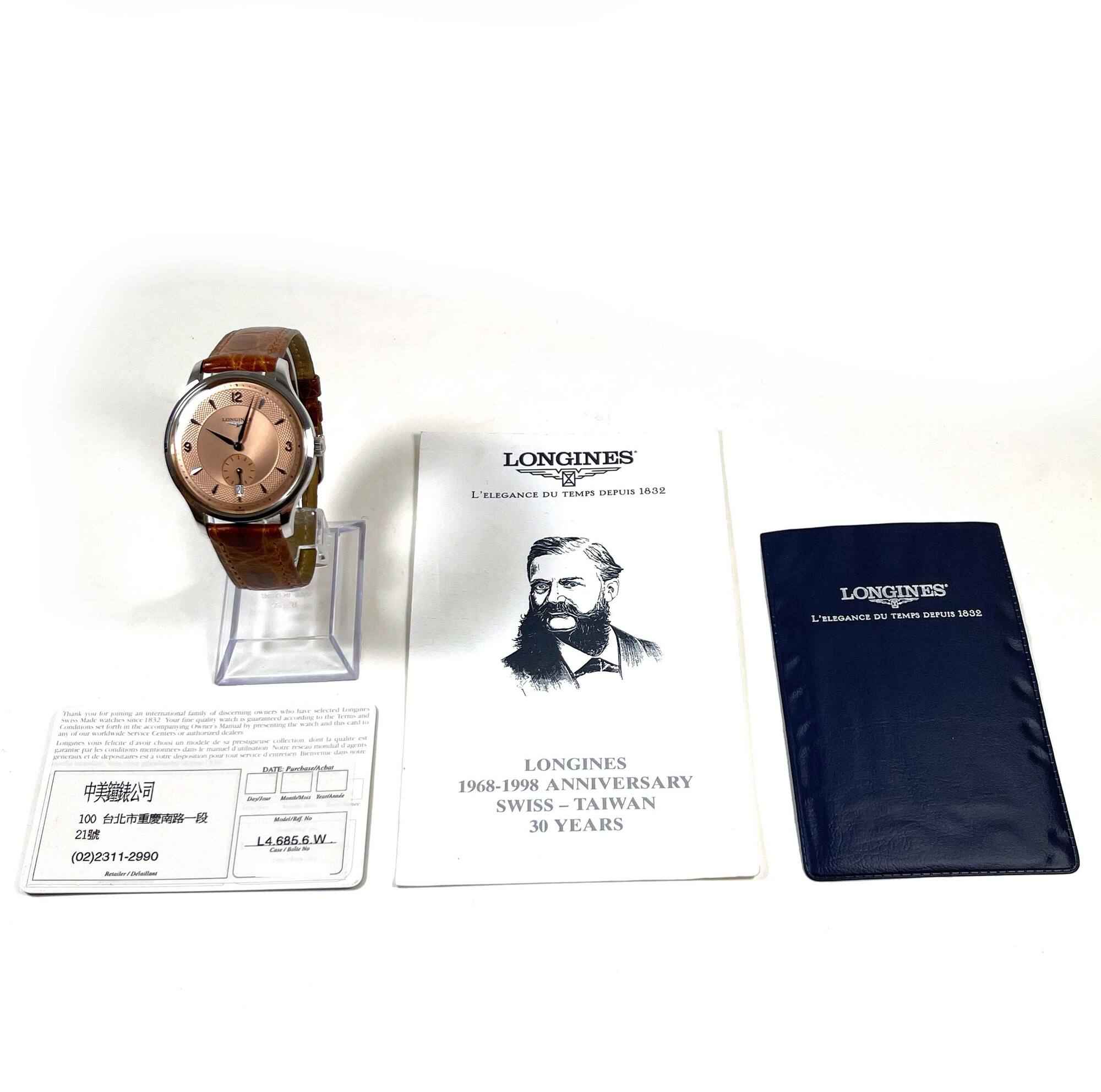 Longines Les Grandes 18K White Gold Limited To 100 Taiwan Edition