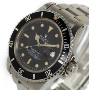 1985 Rolex Submariner Date 16800 40MM Patina Black Dial 8 Serial