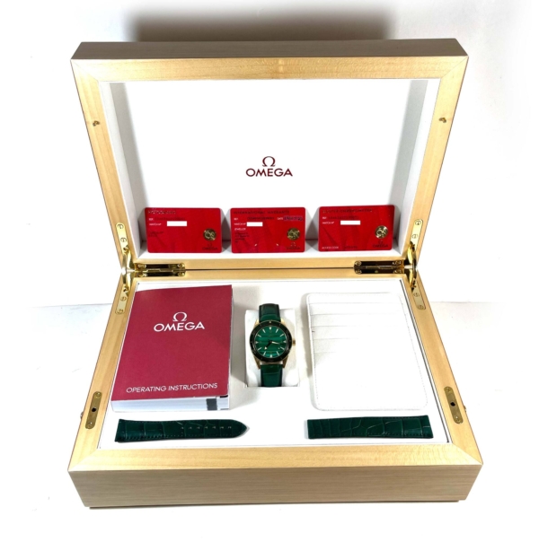 Omega Seamaster 300 234.63.41.21.99.001 41MM Yellow Gold Malachite