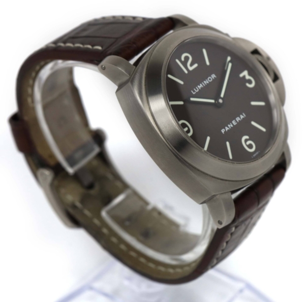 Panerai Luminor Base PAM00055 44MM Titanium Brown Dial Box