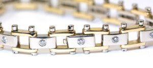 Mens-Railroad-Diamond-Bracelet-in-14k-Two-Tone-Gold-18-ct-SI-38g-111881608040-5