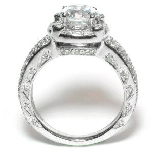 Hand-Engraved-Pave-Halo-Diamond-Engagement-Ring-in-18k-White-Gold-101-ct-TDW-131707236772-3