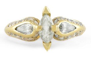 Marquise-Diamond-Engagement-Ring-18k-Yellow-Gold-Bead-Setting-145ct-TW-Size-6-172745558662