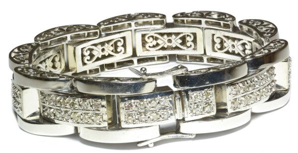 ItsHot.com: Men's Silver Diamond Bracelet 3.25 ct | Mens diamond bracelet,  Mens gold bracelets, Mens sterling silver bracelets