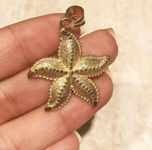 10k-Yellow-Gold-Beach-Starfish-Pendant-313-Grams-173505345123-2