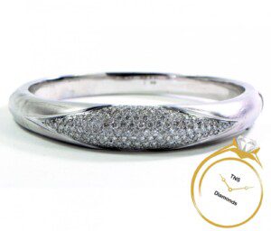 4ct-Pave-Set-Round-Cut-Diamond-Estate-Bangle-Bracelet-in-18k-White-Gold-VS-113270258884