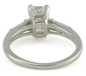 Baguette-Diamond-Engagement-Ring-Tapering-14k-White-Gold-103ct-TW-VSH-Size-5-172745558384-3