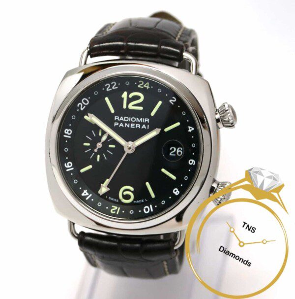 Panerai Radiomir GMT 42mm Steel PAM00184 PAM184 Box Papers Extra