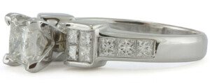 Princess-Diamond-Engagement-Ring-Princess-Cluster-18k-White-Gold-186ct-TW-SZ-7-132237348805-2