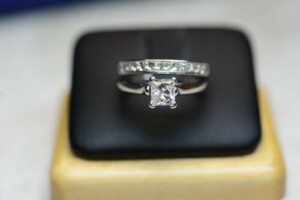 104-ct-Princess-G-I2-Diamond-IGI-Certified-Wedding-Engagement-6ct-Eternity-Set-111415685976