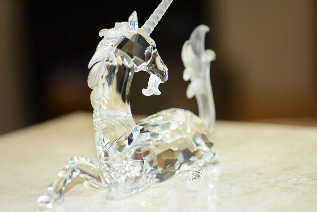 swarovski unicorn ornament