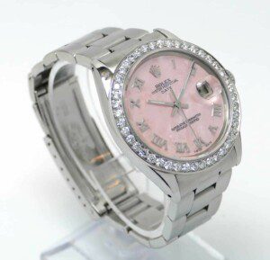 Ladies-Rolex-Oyster-Perpetual-Date-Pink-Pearl-Dial-22-Carat-Diamond-Bezel-34mm-173974745509-4