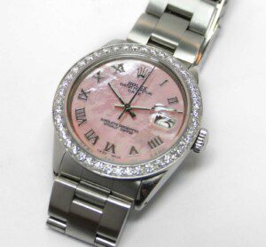 Ladies-Rolex-Oyster-Perpetual-Date-Pink-Pearl-Dial-22-Carat-Diamond-Bezel-34mm-173974745509-5